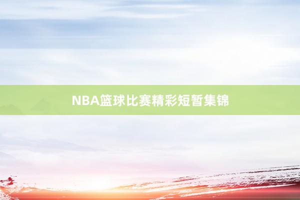 NBA篮球比赛精彩短暂集锦